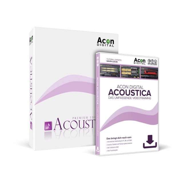 Acoustica Premium Edition inkl. Videotraining