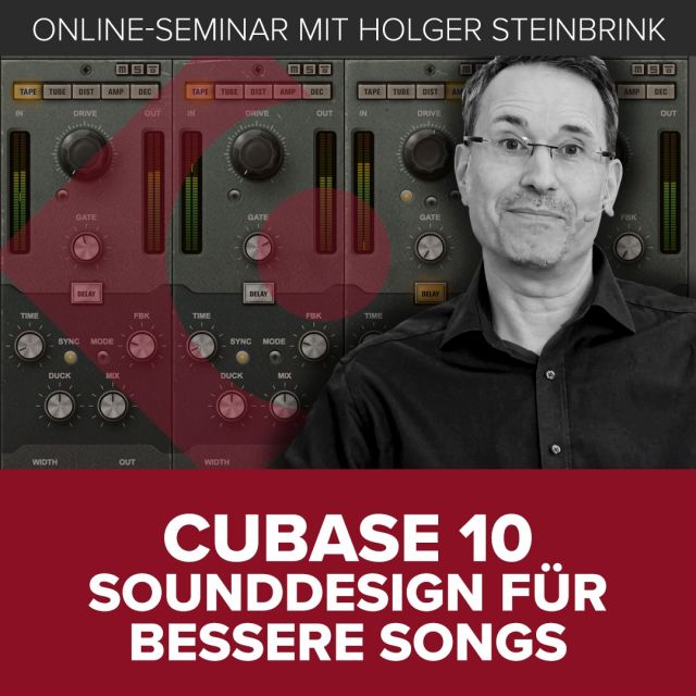 Cubase - Sounddesign für bessere Songs [Online-Seminar]