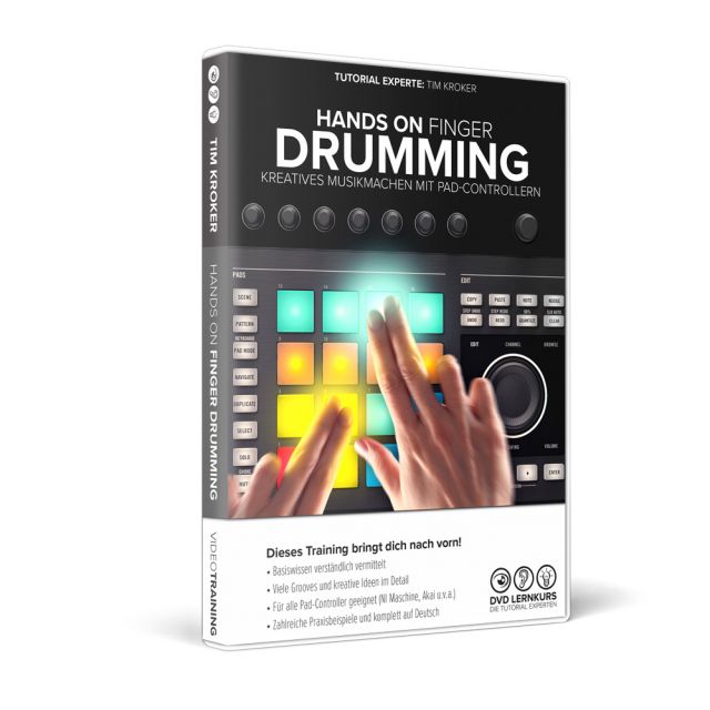 Finger Drumming mit Pad-Controllern