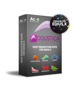 Acoustica Post Production Suite für EDIUS X inkl. Videotraining