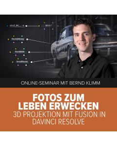 3D-Effekte mit Fotos in Resolve – Online-Seminar